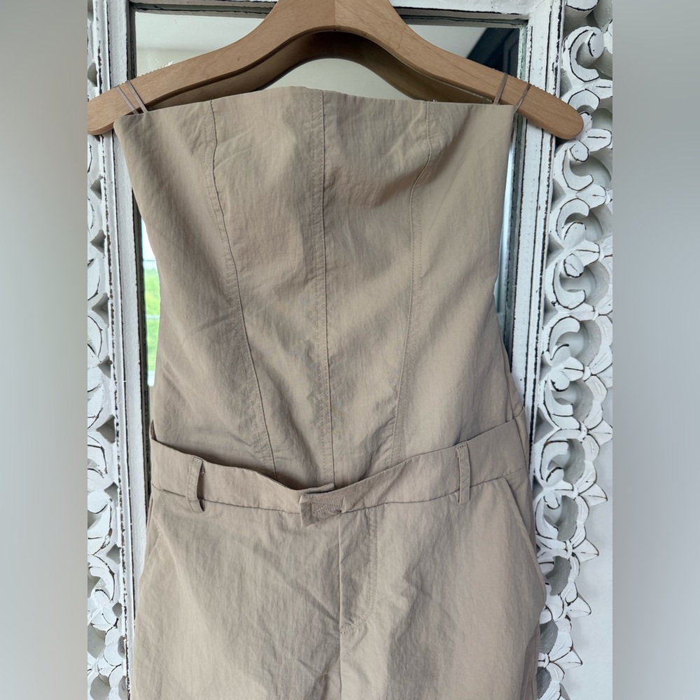Zara Tan Strapless Jumpsuit • XS • NWT - Picture 4 of 13